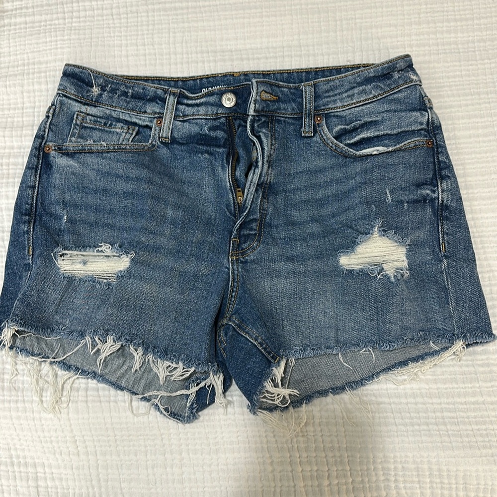 Old Navy High Rise OG Straight Jean Shorts